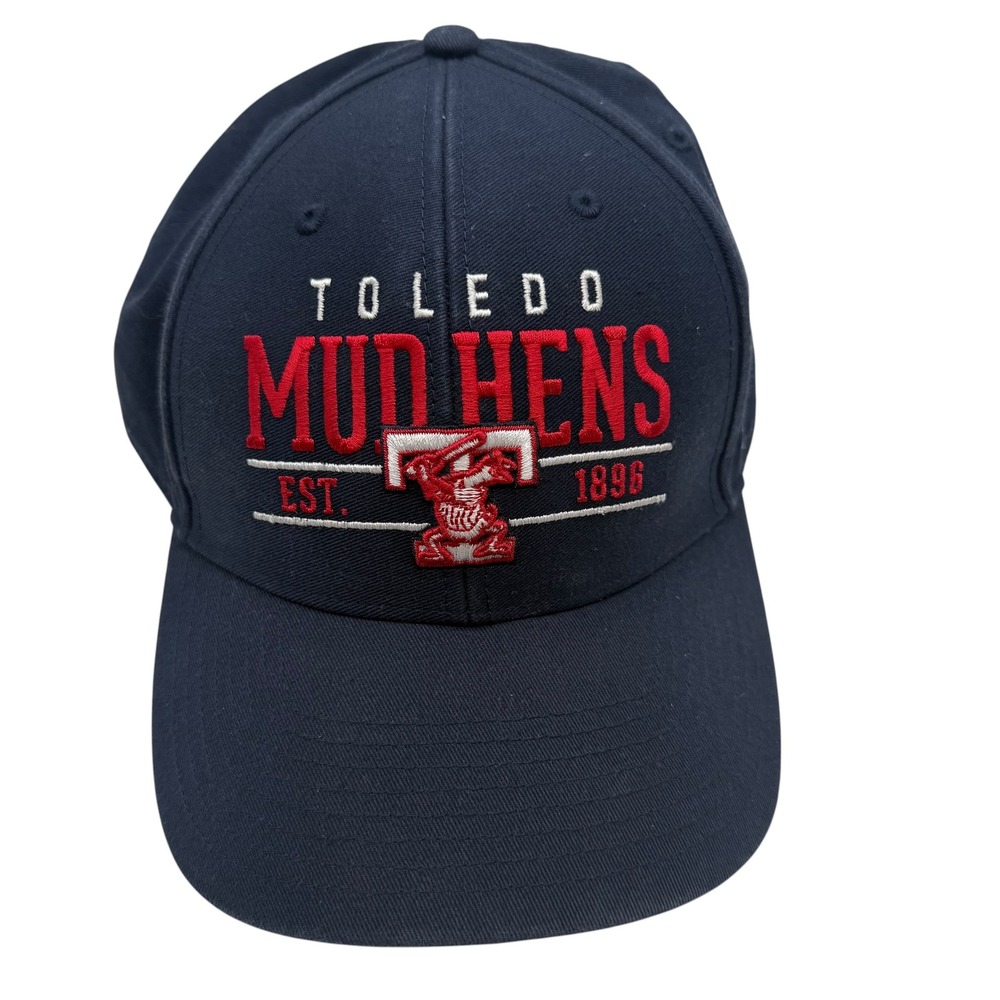 47 Brand Toledo Mud Hens MiLB Navy Blue Adjustable Strapback Baseball Hat OSFA